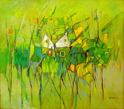 2018 - La farfalla bianca - Acrilico su tela 80x70cm